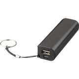 Span 1200 mAh Power Bank — Black (BK) — blank product view — 4