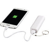 Span 1200 mAh Power Bank — White (WH) — blank product view — 10