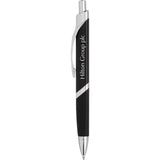 SoBe Ballpoint Pen — Black (BK) — decorated front view — 7