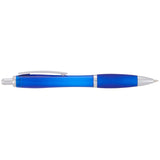 Nash Retractable Ballpoint Pen — Blue (BL) — blank front view — 29