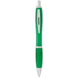 Nash Retractable Ballpoint Pen — Green (GR) — blank front view — 27