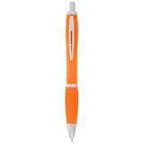 Nash Retractable Ballpoint Pen — Orange (OR) — blank front view — 24