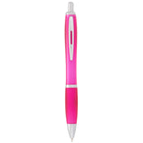 Nash Retractable Ballpoint Pen — Pink (PK) — blank front view — 21