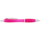 Nash Retractable Ballpoint Pen — Pink (PK) — blank front view — 20