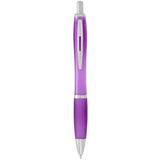 Nash Retractable Ballpoint Pen — Purple (PU) — blank product view — 18