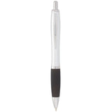 Nash Retractable Ballpoint Pen — Black w — blank front view — 44
