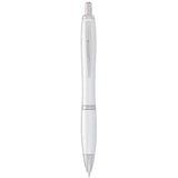 Nash Retractable Ballpoint Pen — Silver (SSI) — blank product view — 4