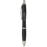 Nash Wheat Straw Ballpoint — Black (BK) — decorated front view — 6