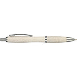 Nash Wheat Straw Ballpoint — White (WH) — blank front view — 4