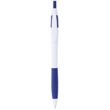 Cougar Rubber Grip Ballpoint Pen — Wblue(WBL) — blank front view — 9