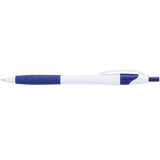Cougar Rubber Grip Ballpoint Pen — Wblue(WBL) — blank front view — 7