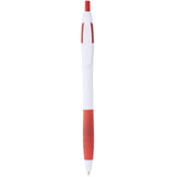 Cougar Rubber Grip Ballpoint Pen — White w — blank product view — 5