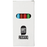 Sketchi 6-Piece Colored Pencil Set — White (WH) — decorated product view — 3