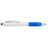 Nash Ballpoint Pen-Stylus — Silver w — blank product view — 9