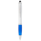 Nash Ballpoint Pen-Stylus — Silver w — blank product view — 10