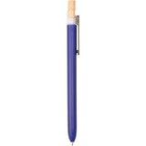 Paige Recycled Ocean Bound Plastic Pen — Royal (RYL) — blank front view — 3