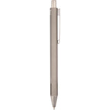 Halo Soft Touch Recycled Aluminum Gel Pen — Gray (GY) — blank product view — 7