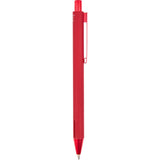 Halo Soft Touch Recycled Aluminum Gel Pen — Red (RD) — blank product view — 4