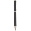 Harper Soft Touch Recycled Aluminum Gel Pen — Black (BK) — blank front view