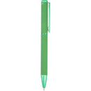 Harper Soft Touch Recycled Aluminum Gel Pen — Green (GR) — blank front view