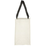 Pluto Recycled Non-Woven Small Grocery Tote — Black (BK) — blank product view — 15