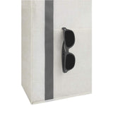 Neptune Recycled Non-Woven Grocery Tote — Gray (GY) — blank detail view — 12