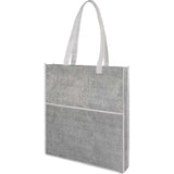 Apollo Recycled Non-Woven Convention Tote — Black (BK) — blank left angle — 9