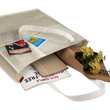 Apollo Recycled Non-Woven Convention Tote — Natural (NT) — blank product view — 12
