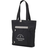All-Purpose RPET Tote — Black (BK) — decorated left angle — 11
