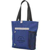 All-Purpose RPET Tote — Navy (NY) — decorated left angle — 4