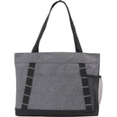 Snap Meeting RPET Tote — Graphite (GA) — blank front view