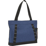 Snap Meeting RPET Tote — Navy (NY) — blank right angle — 8