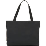 Snap Meeting RPET Tote — Navy (NY) — blank back view — 7
