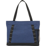 Snap Meeting RPET Tote — Navy (NY) — blank front view — 5