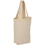 Organic 4oz Cotton Mini Tote — Natural (NT) — blank right angle — 8