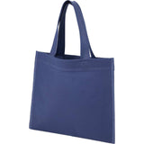 Mini Non-Woven Heat Sealed Tote — Navy (NY) — blank left angle — 27