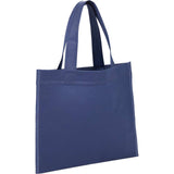 Mini Non-Woven Heat Sealed Tote — Navy (NY) — blank right angle — 26
