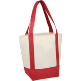 Mini Non Woven LighthouseTote — Red (RD) — blank right angle — 7
