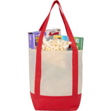 Mini Non Woven LighthouseTote — Red (RD) — blank product view — 2