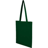 Carolina 4oz Organic Cotton Tote — Green (GR) — blank left angle — 13