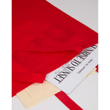 Carolina 4oz Organic Cotton Tote — Red (RD) — blank product view — 21