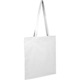 Carolina 4oz Organic Cotton Tote — White (WH) — blank right angle — 18