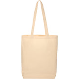Cove 5oz Organic Cotton Tote — Natural (NT) — blank front view — 5