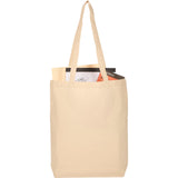 Cove 5oz Organic Cotton Tote — Natural (NT) — blank product view — 4