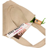 Bungalow 5oz Recycled Cotton Twill Shopper Tote — Natural (NT) — blank product view — 9