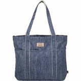 THE GOODS™ Navy Heather Carry All Tote — Heather Navy — blank front view — 5