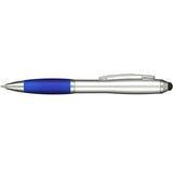 Nash Gel Stylus Pen — Blue (BL) — blank front view — 9