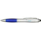 Nash Gel Stylus Pen — Blue (BL) — decorated front view — 8