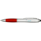 Nash Gel Stylus Pen — Red (RD) — decorated front view — 2