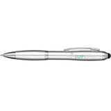 Nash Gel Stylus Pen — Silver (SL) — decorated front view — 11